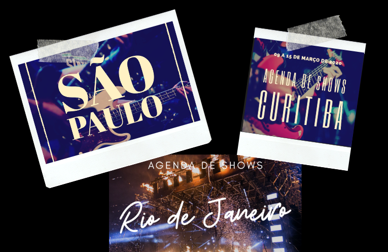 Agenda de Shows - Cancelados