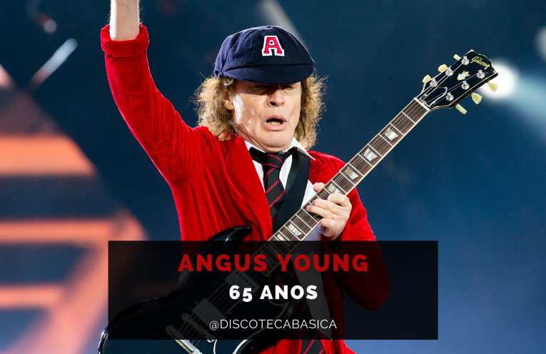 Angus Young (AC/DC) - 65 anos | Discoteca Básica